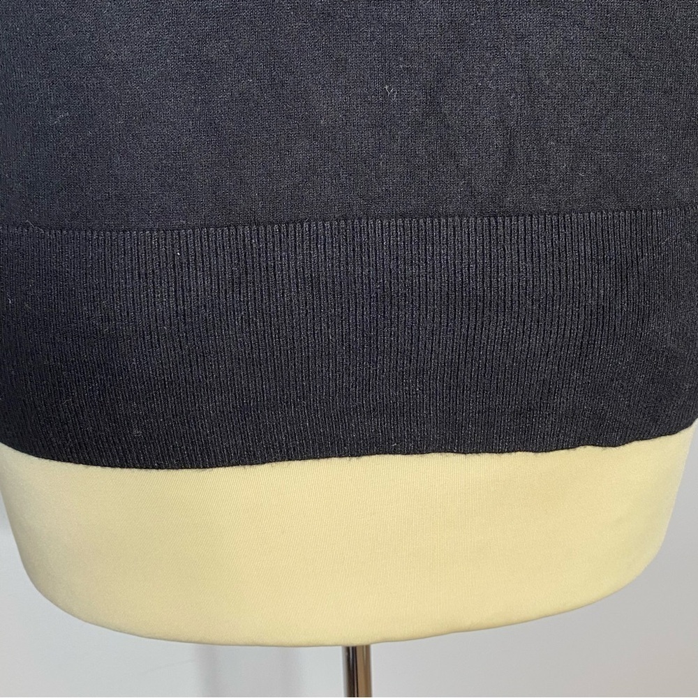 Express Design Studio Black Rhinestone Button Front Cardigan Sweater - Picture 6 of 8